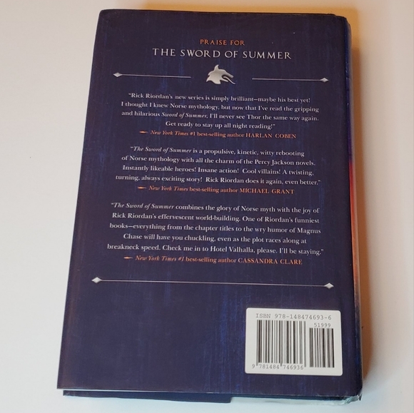Magnus Chase and the God of Asgard. Book 1-The Sword of Summer by Rick Riordan - Picture 5 of 6